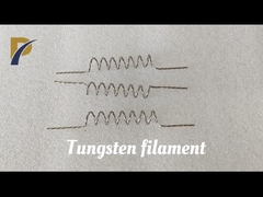 Saf Tungsten Dönüştürülmüş Tel Wolfram Filamentleri 0.8 / 0.75 / 0.6mm Tungsten Isıtma Tel