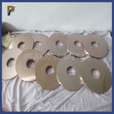 75%W Tungsten Copper Disc EDM PCD Tool Material 	Tungsten Copper Plate Copper Tungsten Bar