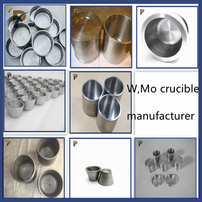 2 - 30mm Tungsten Crucible For Melting Gold Tungsten Molybdenum Crucible