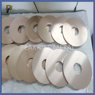 75%W Tungsten Copper Disc EDM PCD Tool Material 	Tungsten Copper Plate Copper Tungsten Bar